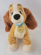 Disney Store Authentic Lady Plush Stuffed Animal from Lady and the Tramp 12"