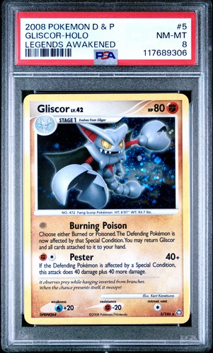 Gliscor graded PSA 8 for sale on eBay