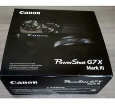 Canon PowerShot G7 X Mark III 20.1MP Point  Shoot Digital Camera New Black