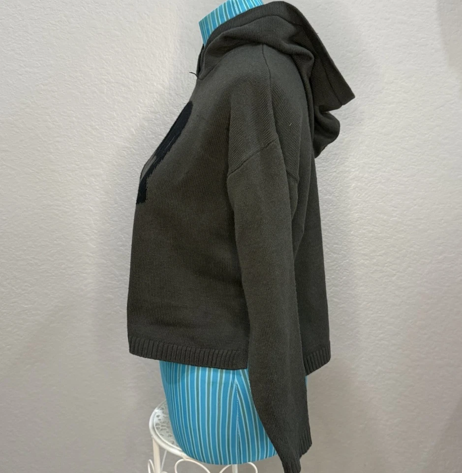 Sudadera con Capucha Sweet Romeo Calavera Talla XS Gótico Grunge Y2K Punk Bruja Suéter Otoño Antiguo Top Foto 2 de 4