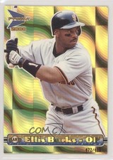 2000 Pacific Prism Holographic Gold 472/480 Ellis Burks #129 fm0