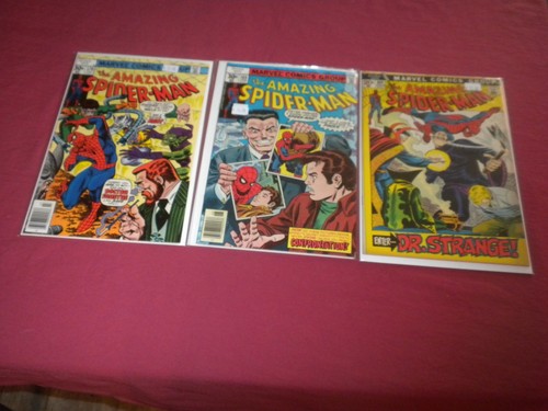 BX10 Amazing Spider-Man 109,169,170 marvel 1972-77 bronze age comic book lot