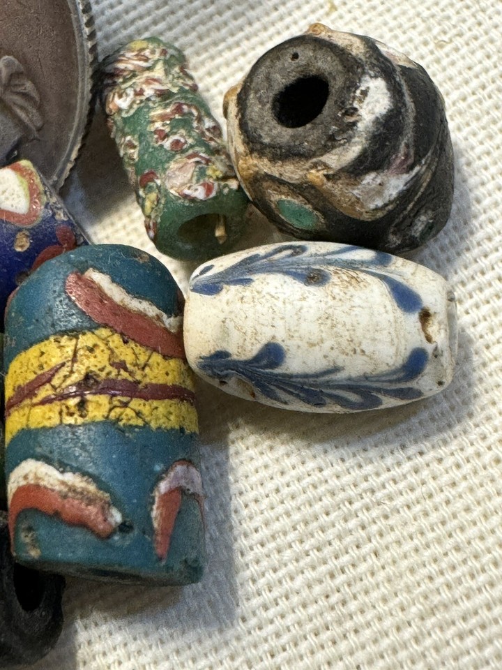 HANDFUL WONDROUS OLD FANCIES! (1800’s) African Trade Beads eBay