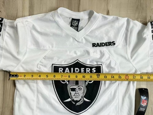 NWT Las Vegas Raiders Official Jersey Youth Size 10-12 Embroidered NFL Football - Picture 13 of 15