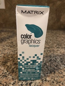 Matrix Color Graphics Lacquer Teal Semi Permanent Hair Color 2 87