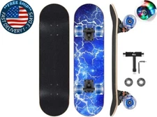 Patinetas con ruedas intermitentes de colores para principiantes, de 9 capas