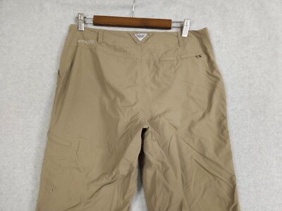 Pantalon Columbia Convertible – Femme Taille 12 – Beige Aruba – Roll Up – Cargo Léger