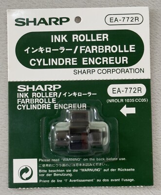 Sharp Tintenroller für Druck Taschenrechner rot/schwarz Ref EA-772R