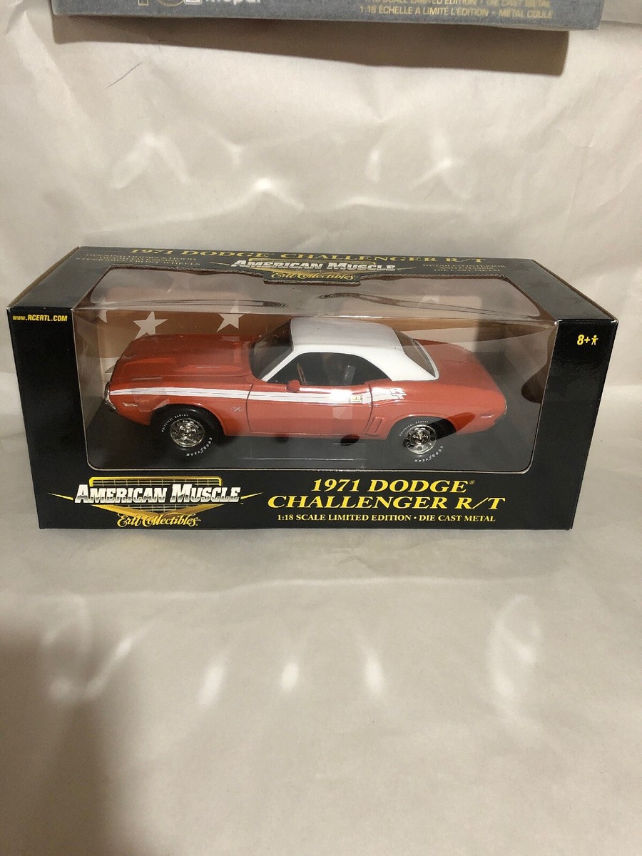 1971 Challenger R/T Hemi-Orange 1:18 Ertl American Muscle 32940 | eBay