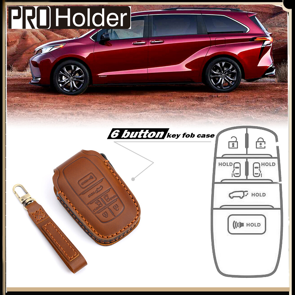 Sienna Key Holder Toyota Sienna Keychain Keyring Premium Leather –