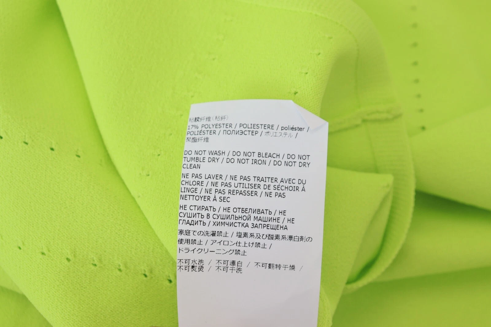 DSQUARED2 Vestito Verde Viscosa Manica Lunga Linea A Tubino Mini IT38 US4 XS 1340usd