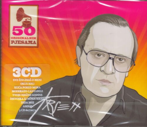 Arsen Dedic 3 CD 50 originalnih pjesama Dida Moj Okus soli Amigo BOX Best Hit  - Picture 1 of 2