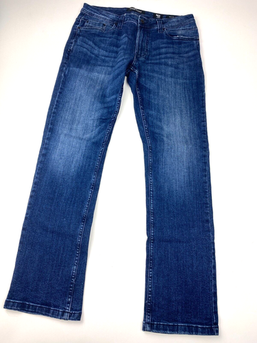 Kenneth Cole Herren Dark Wash schmale Passform Denim Jeans Größe 30x30