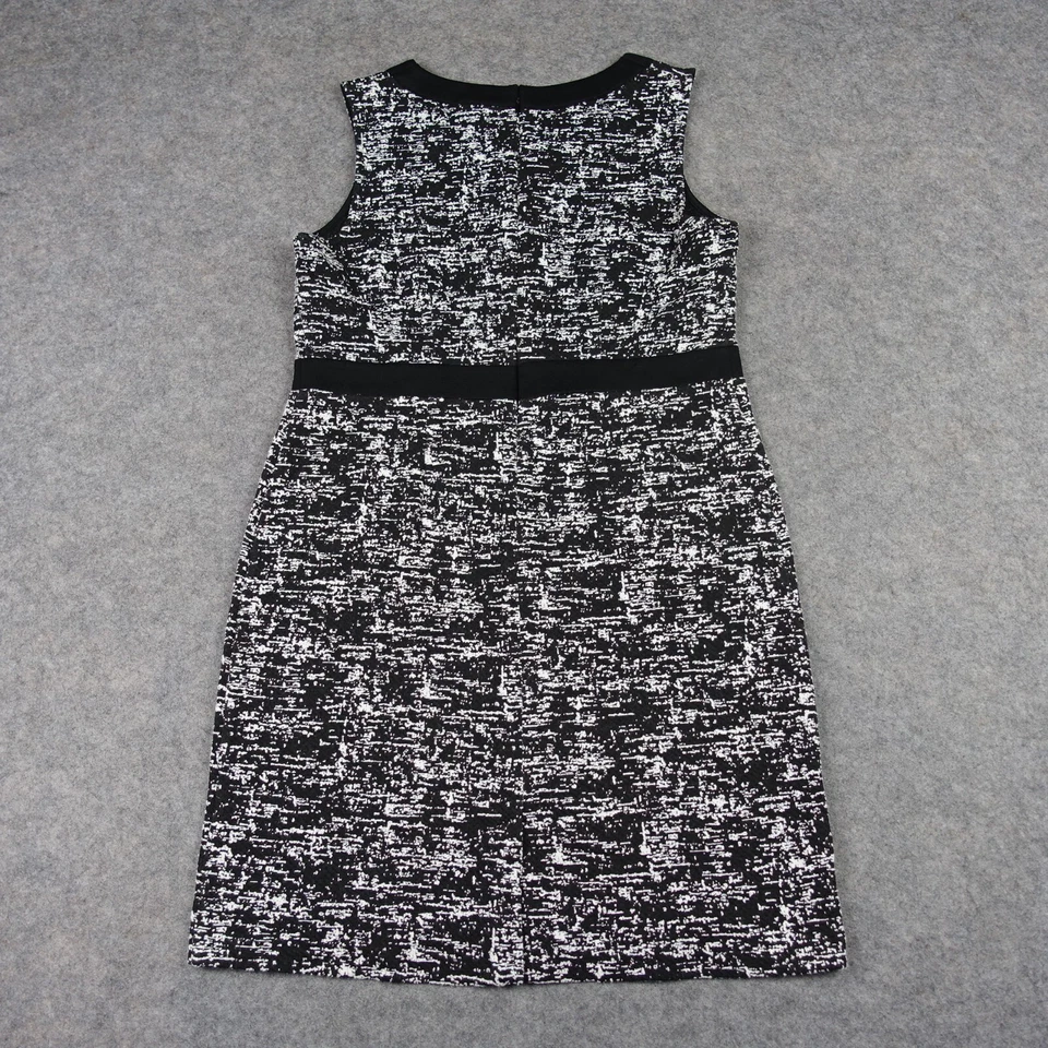 Dana Buchman Dress Womens Large Textured Shift A Line Classic Modern Career Work - Image 4 of 4