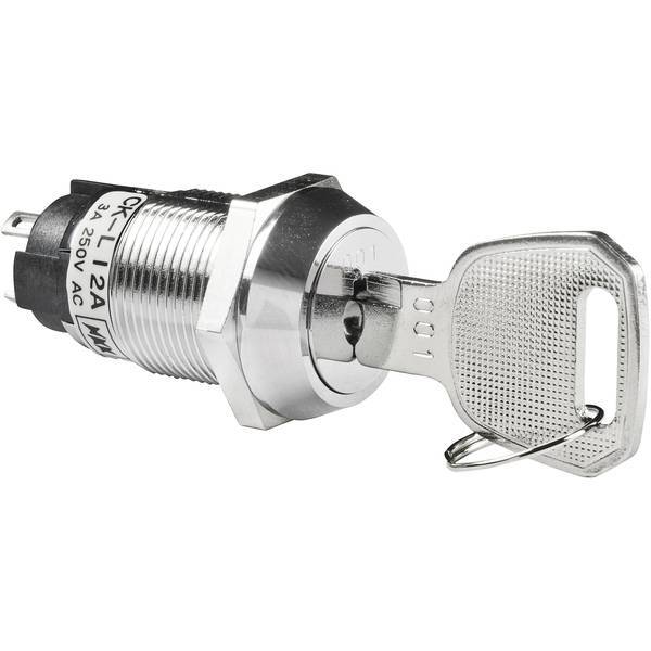 Nkk switches ckl12bfw01 interruttore a chiave 250 v/ac 3 1 x on / 90