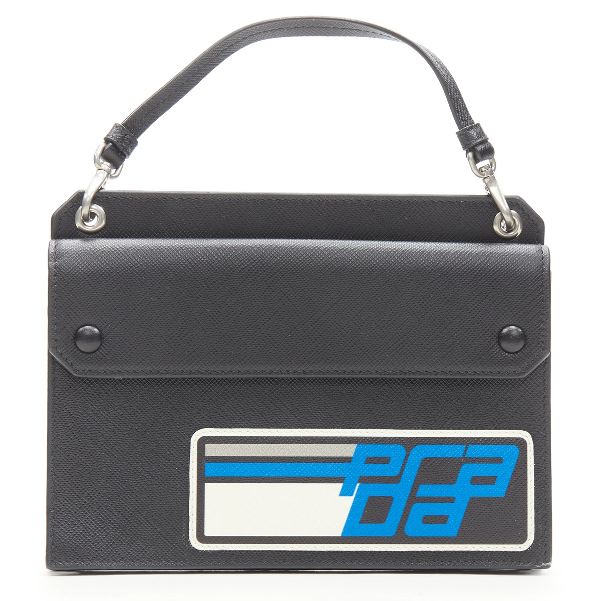 Prada racing logo best sale bag