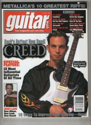 Guitar One Mag Creed Jonny Lang Red Hot Chili Peppers December 1998 083021nonr