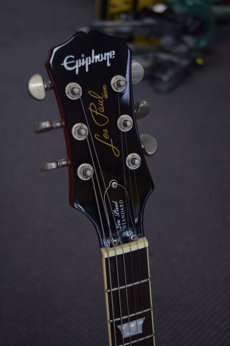 2010 Epiphone Les Paul Standard Cherry Sunburst Electric 2010 Epiphone Les Paul Standard Cherry Sunburst Electric