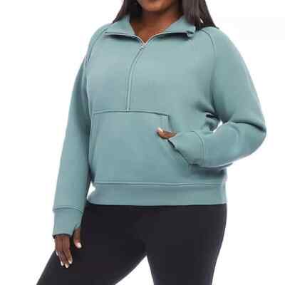 Danskin Women's Mixed Rib Half Zip Jacket | eBay