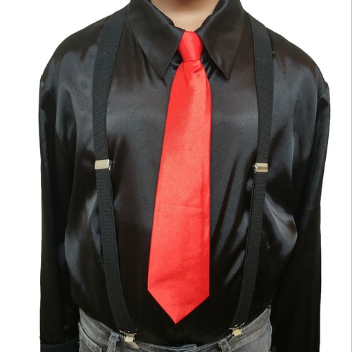 CHILDREN'S SUSPENDERS and TIE Sets - KIDS SUSPENDER NECKTIE Costume COMBO - Picture 11 of 12