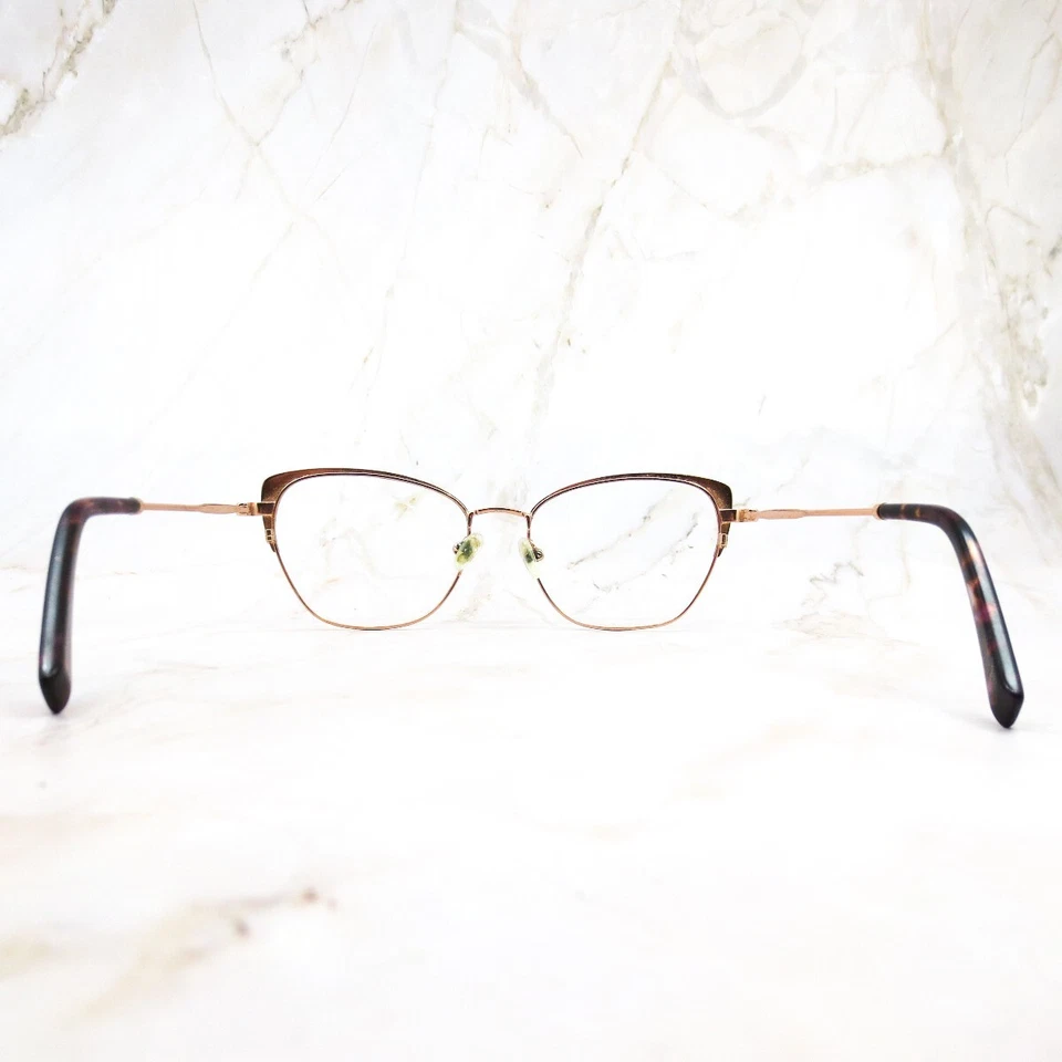 Marco de gafas Oscar De La Renta OSL734-505 para mujer borgoña ojo de gato 54-17-140 Foto 4 de 4