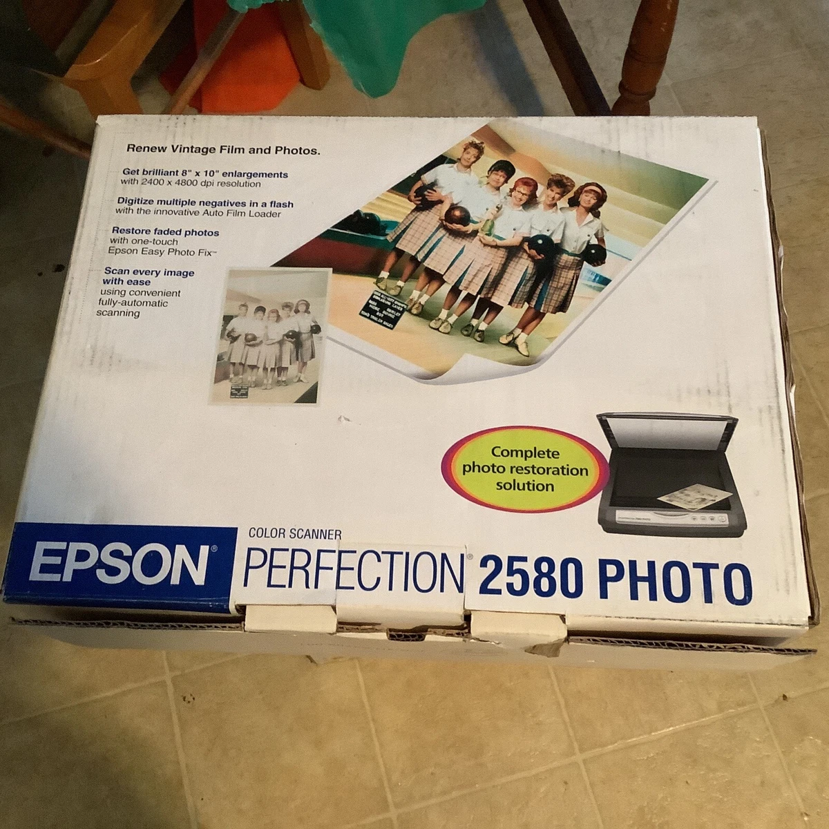 Epson Perfection 2580 Photo Flatbed USB Scanner. New. Free.