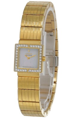 Citizen Eco Drive MOP Dial Gold-tone SS Women's Watch EW8172-58D -Store Display