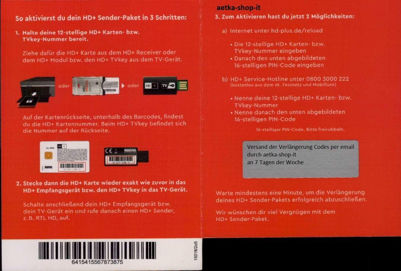 Thumbnail - Hd+ Plus Verlängerung 12 Monate Für Hd+im Tv Integriert App Samsung