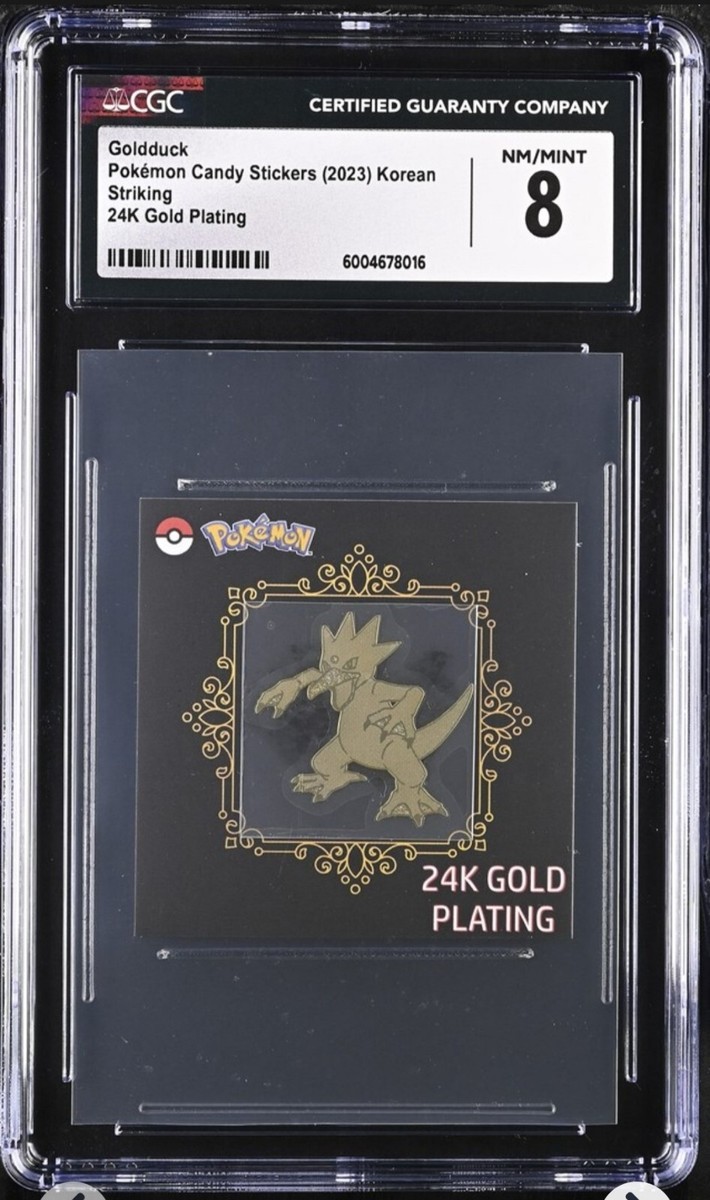 【韓国限定】ポケモン　24K ゴールドステッカー　コダック【日本未発売・レア】 モバイルステッカー コダック 950C ｜【公式】ポケモンセンター