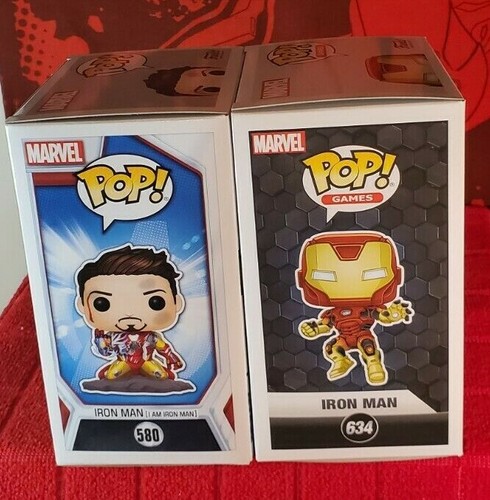 Funko Pop IRON-MAN #580 PX (I AM IRON MAN) & IRON-MAN #634 (Target) Exclusives - Picture 8 of 11