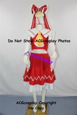 Touhou Project Reimu Hakurei cosplay costume acgcosplay include headdress