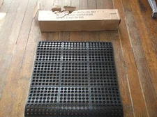 APACHE MILLS Modular Drainage Mat, Black, 3 x 3 ft. 3907809203x3 (ET)