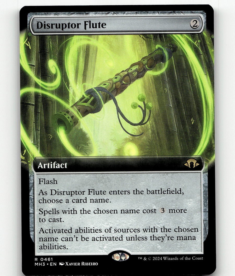 【MTG】攪乱のフルート/Disruptor Flute (8月9日まで出品) MTG Disruptor Flute (Extended Art) #461 - Modern Horizons 3 | eBay