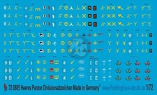 Peddinghaus 1/72 Wehrmacht Panzer-Division German Armored Unit WWII Markings 885