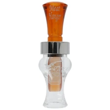 NEW Echo Calls Acrylic Meat Hanger Double Reed Mallard Duck Call--Bourbon/Water