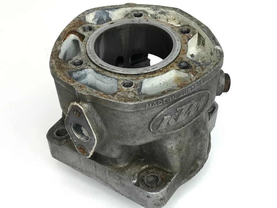 90 KTM 125 125SX MX EXC Motor Cilindro Jarra Barril Pistón Extremo Superior 4-F Foto 4 de 4