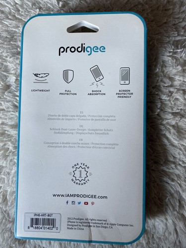 Prodigee iPhone 6/6s case - Antiqued Floral Teal -NEW - Picture 6 of 7