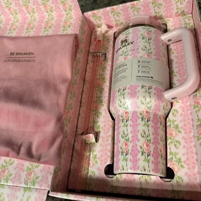 Stanley X Love Shack Fancy 40 Oz Quencher Tumbler – Blooming Heirloom Edition
