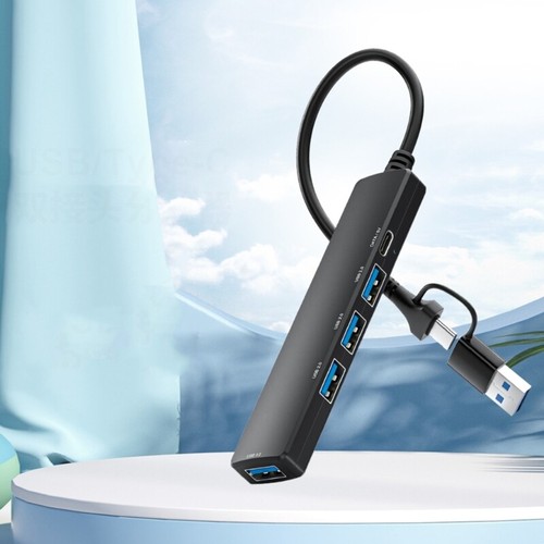 USB C+USB Hub 5 Port USB Splitter Multiport Extended 3xUSB2.0+1xUSB3.0+1xType C - Afbeelding 3 van 8