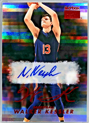 Walker Kessler 2022 Skybox Metal Universe Champions 1998 Retro Rubies Auto 1:414