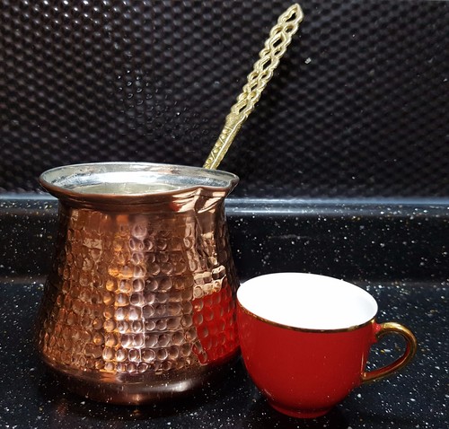 Café turco XXL Olla Cezve Ibrik, mano 