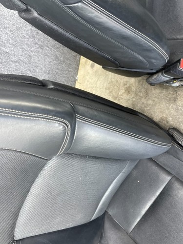 BMW F10 Exclusive Black Nappa Leather M-Sport Heated Seats Panels Set OEM 95K - Picture 11 of 24