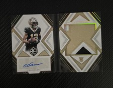 🔥Chris Olave 2022 Limited Rookie Patch Booklet Auto /49 ~Saints🔥