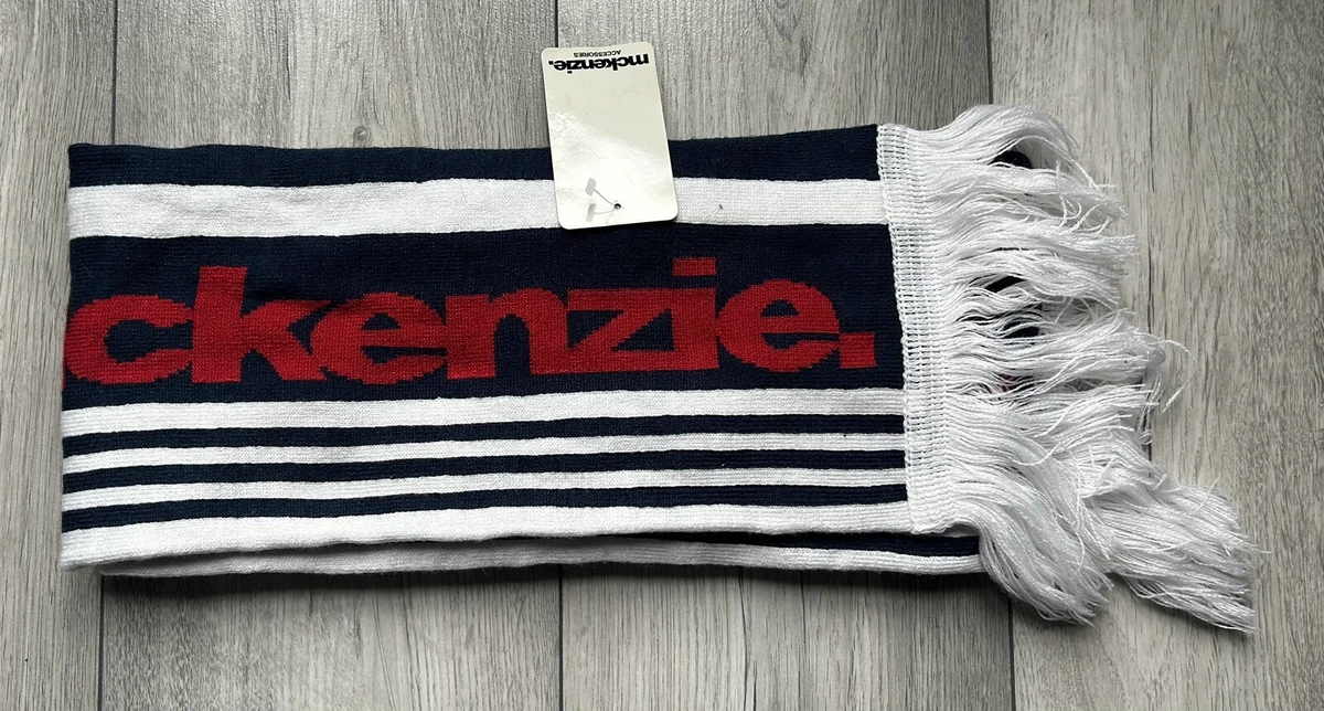 McKenzie Navy/Red/White Flame Scarf (One Size) | eBay