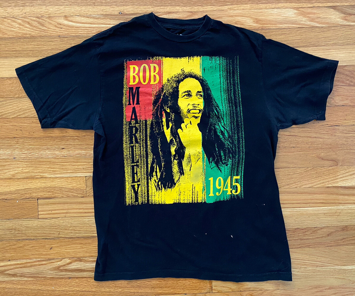 Bob Marley Zion Rootswear 1945 T Shirt SZ M 2014 Rasta