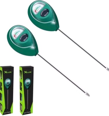 Soil Moisture Sensor Meter Water Monitor, Hygrometer for Gardening  (2 Pack)