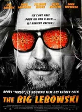 Jeff Bridges John Goodman THE BIG LEBOWSKI Joel Coen 1998 FRENCH POSTER 47x63