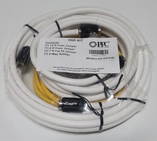 NEW Spectrum PPC HSD Kit - 12'  6' Coax, 7' Cat 5e, 2-Way Splitter, 606211-PPC