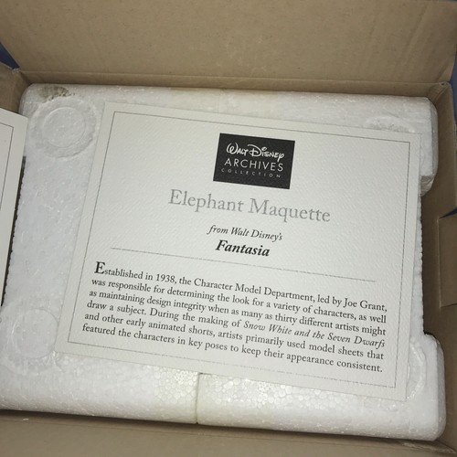 Disney Archives Fantasia Elephant Maquette Figurine #264 Of 1,940! Sealed! - Picture 4 of 5