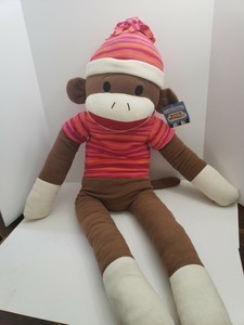 SOCK-MONKey-48-034-DAN-DEE-Collectors-Choice-Cuddly-Classics-Stuffed-Animal-NEW-tag
